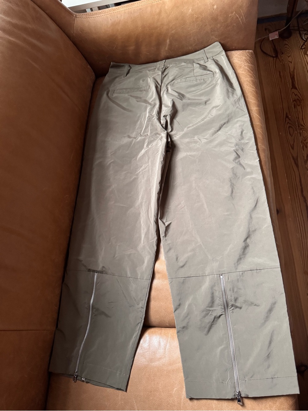 Tibi Zipper Trouser Dark Taupe 6S creative pragmatist modern office PDW NWT - Picture 9 of 17